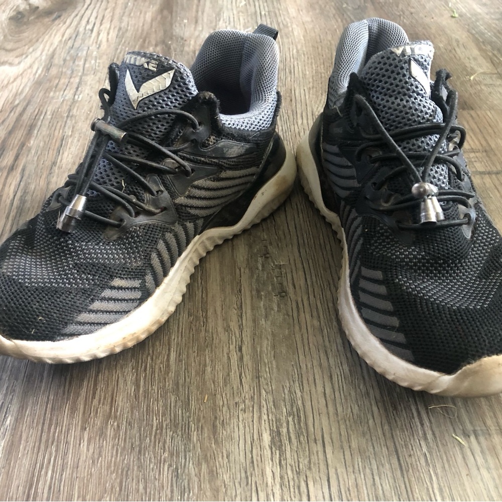 Black and Gray Athletic Sneakers
